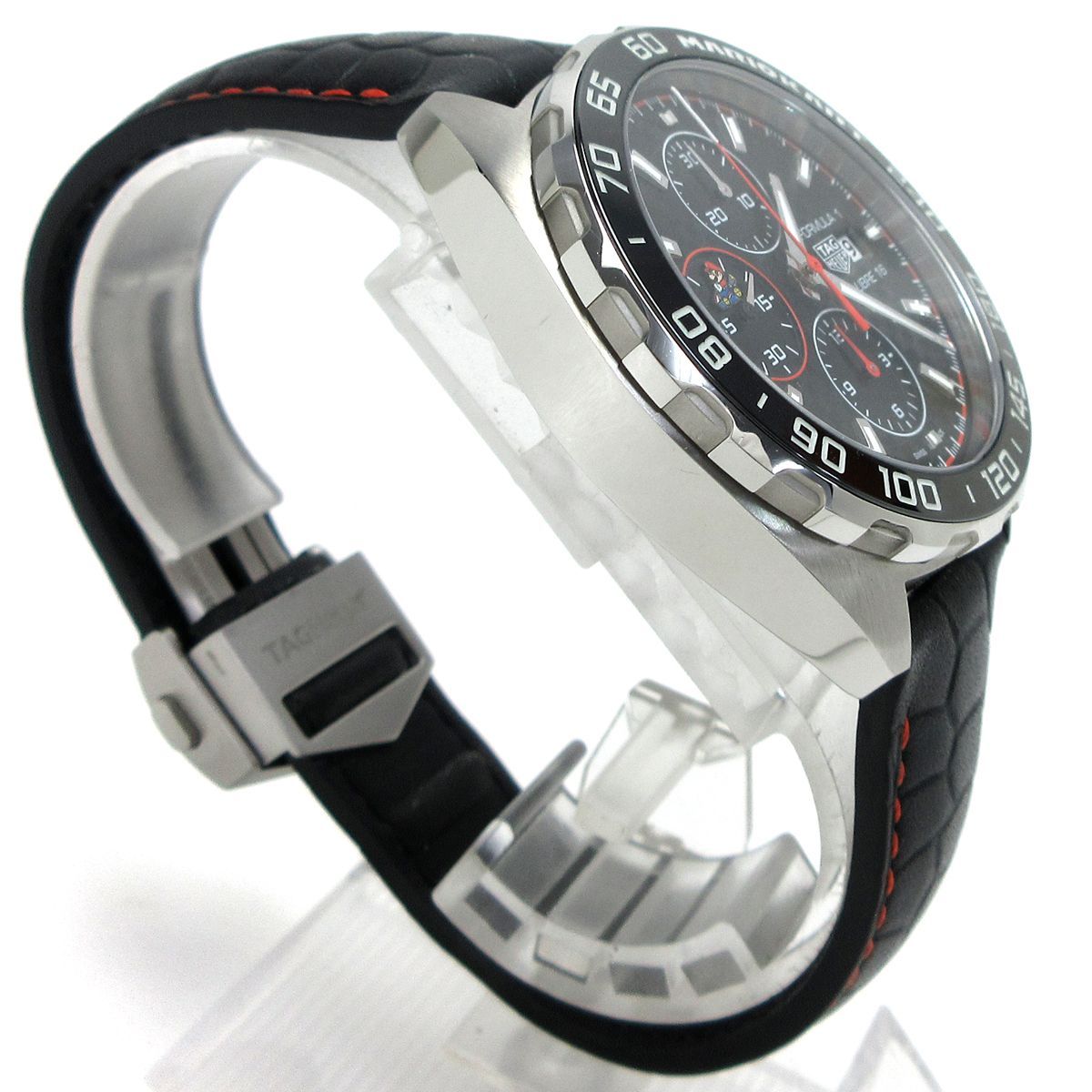  タグホイヤー TAG Heuer フォーミュラ1 クロノ マリオカート オートマチック メンズ 世界 3000本 CAZ201E FC6517 時計 自動巻き 箱 オックスフォード 自動巻き時計 腕時計(アナログ)