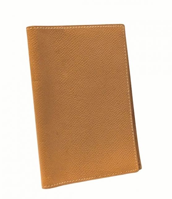 エルメス 手帳カバー アジェンダ GM レザー ライトブラウン ベージュ アジャンダカバー HERMES メンズ レディース