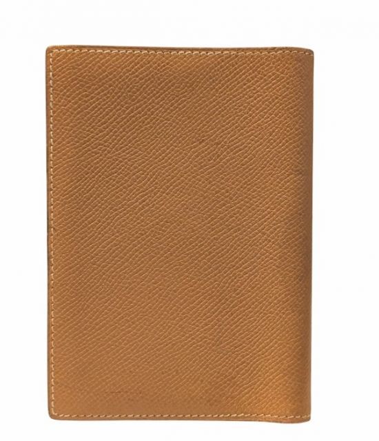エルメス 手帳カバー アジェンダ GM レザー ライトブラウン ベージュ アジャンダカバー HERMES メンズ レディース