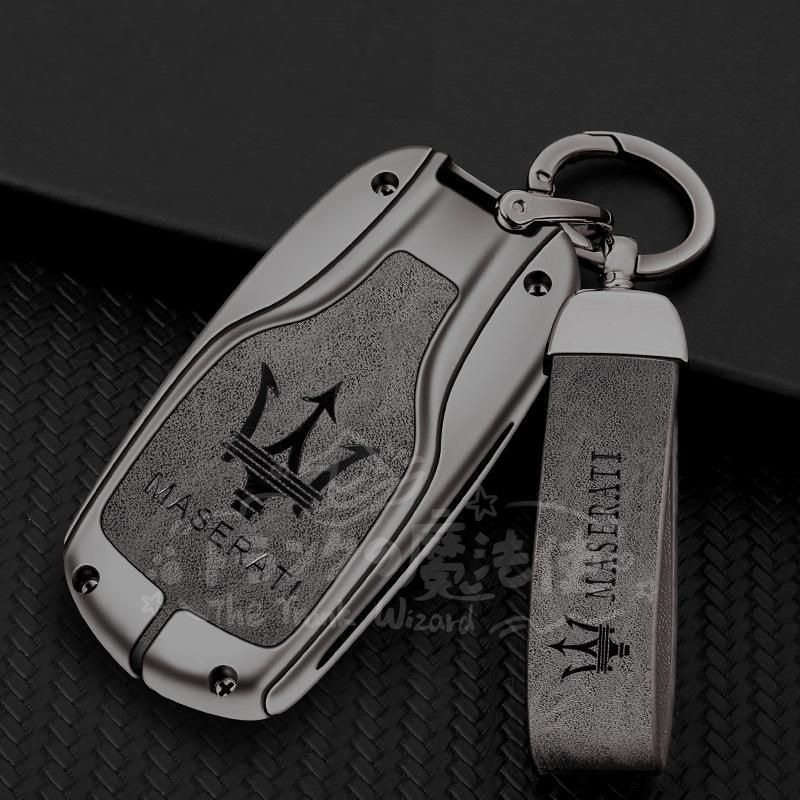 新品未使用】マセラティ Maserati深錆色/グレーキーケース