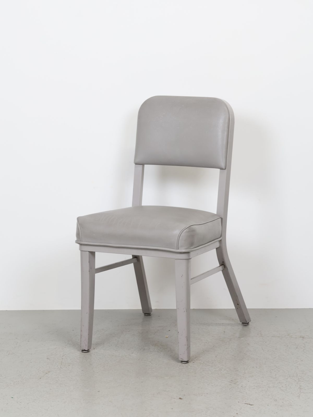 1960年代 Steelcase社製 ヴィンテージ グレービニールレザー チェア イス