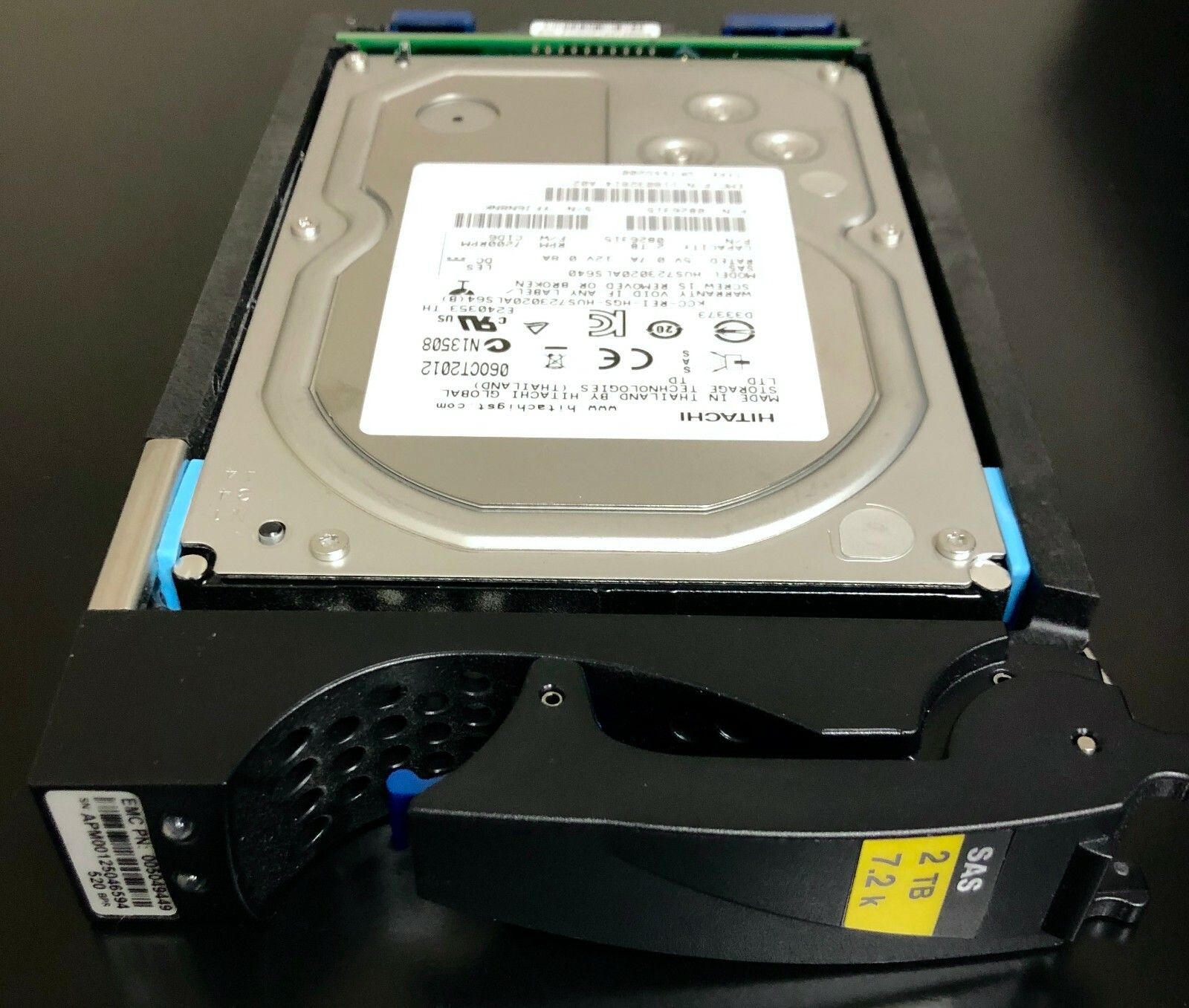 90日保証/再生品】EMC 005049449 2TB 7.2K 3.5 SAS 6Gbps HGST 0B26315