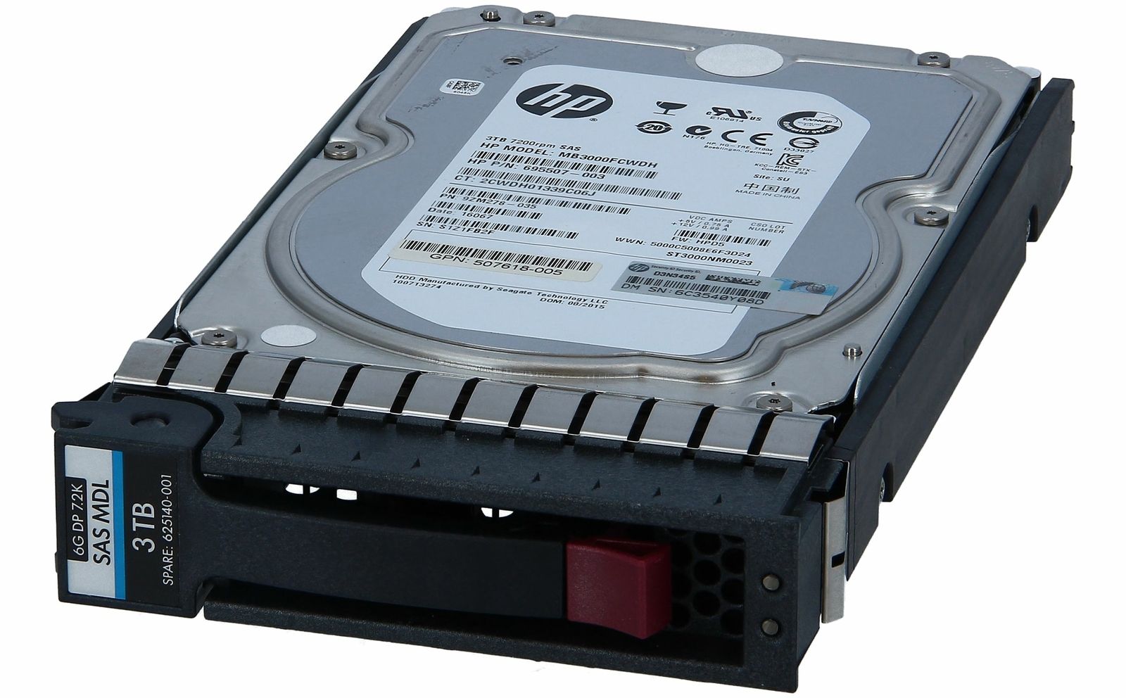 新作登場，定番 【90日保証/再生品】625140-001 HP 3TB SAS 3.5 7200RPM DP MDL Hard Drive 625031-B21 内蔵型ハードディスクドライブ