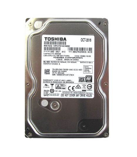 ♡確認用ページ♡ PCパーツ 【90日保証/再生品】RXJWX Toshiba 0RXJWX 500GB HDD 7.2K