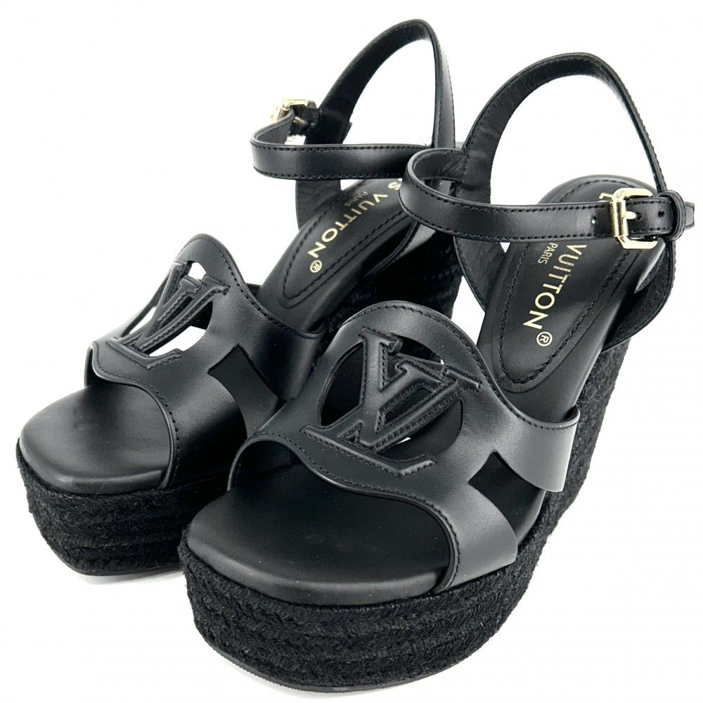 在庫一掃】 ルイヴィトン サンダル レディース LVイソラ ミュール 厚底