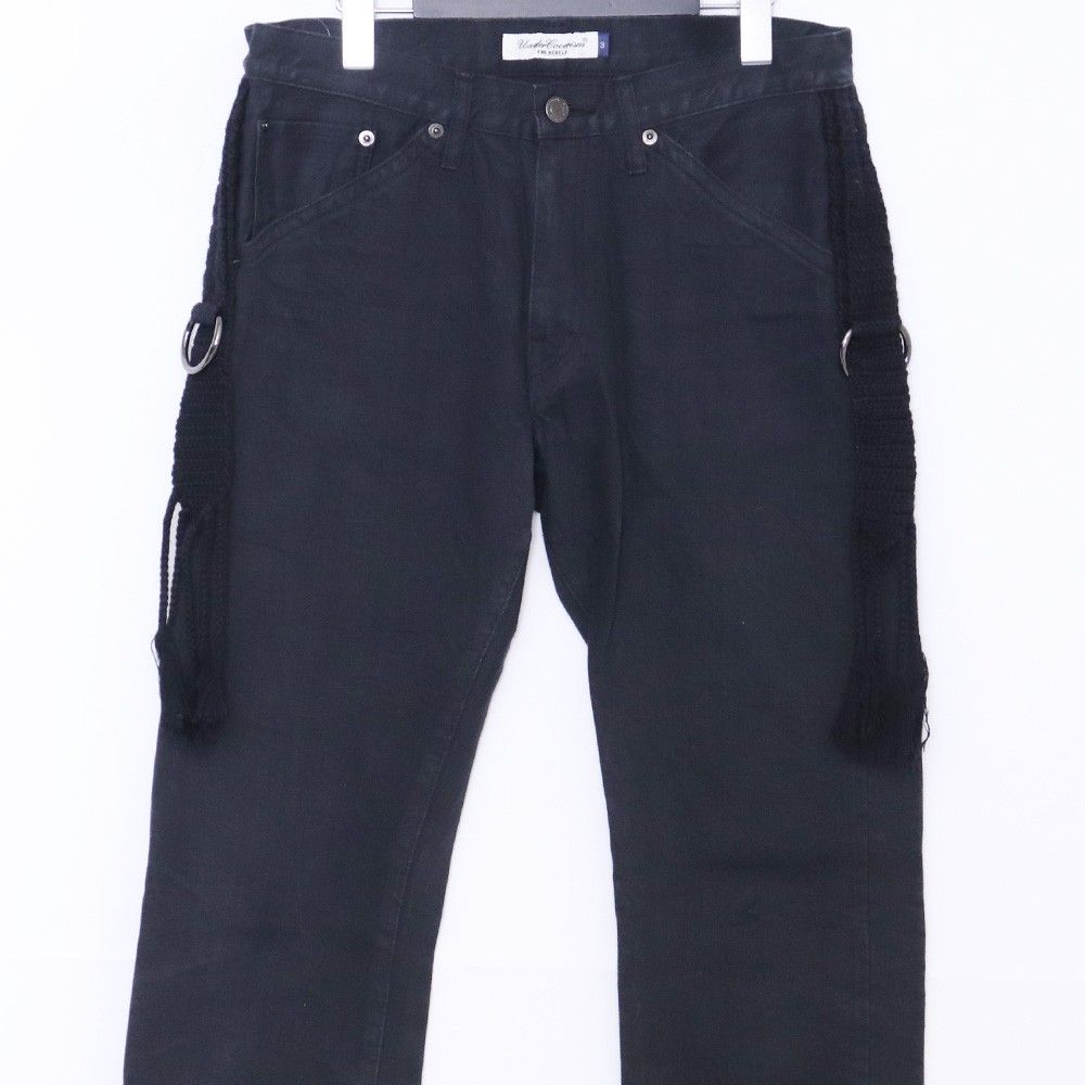 UNDERCOVER ISM サイズ3 Undercover ism/アンダーカバーイズム/裾ZIPストレッチスリムデニム