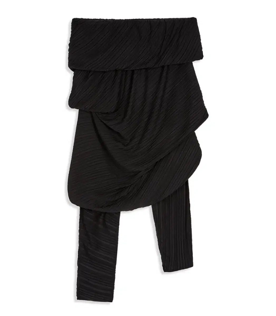 open yy プリーツ スカート ブラック