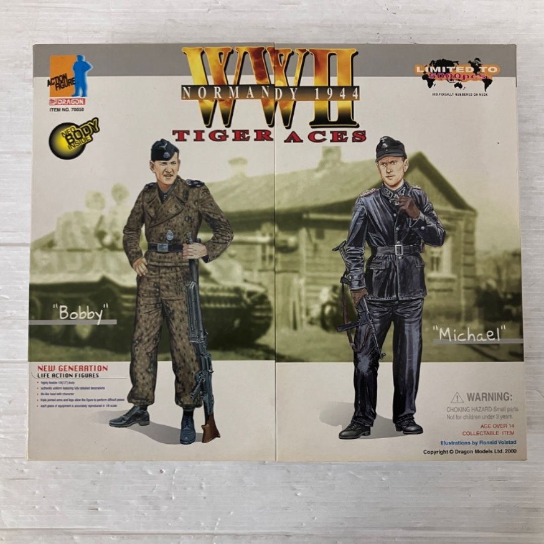 ドラゴン 70050 1 6 WW II 1944 TIGER ACES ミハエルヴィットマン ボビー ドイツ軍 WWII フィギュア