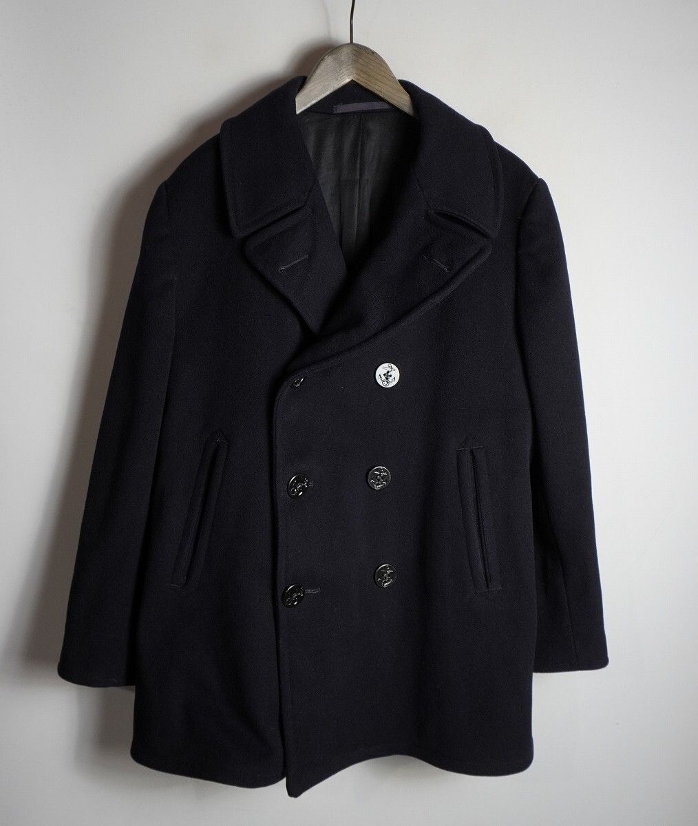 40s Vintage NAVAL CLOTHING FACTORY U.S.NAVY 8ボタン ウール P