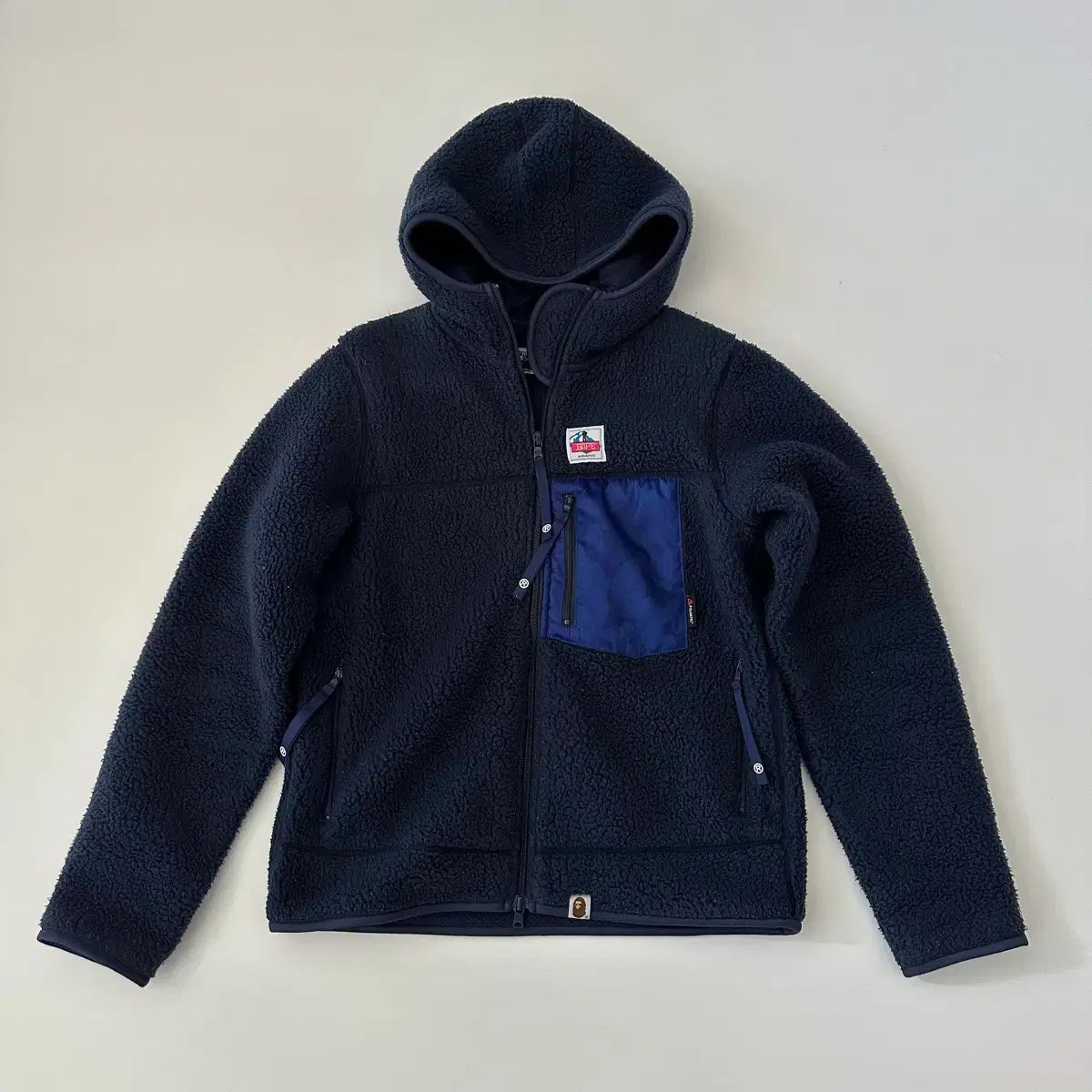 アベイシングエイプ BAPE フリース ジップアップ パーカー