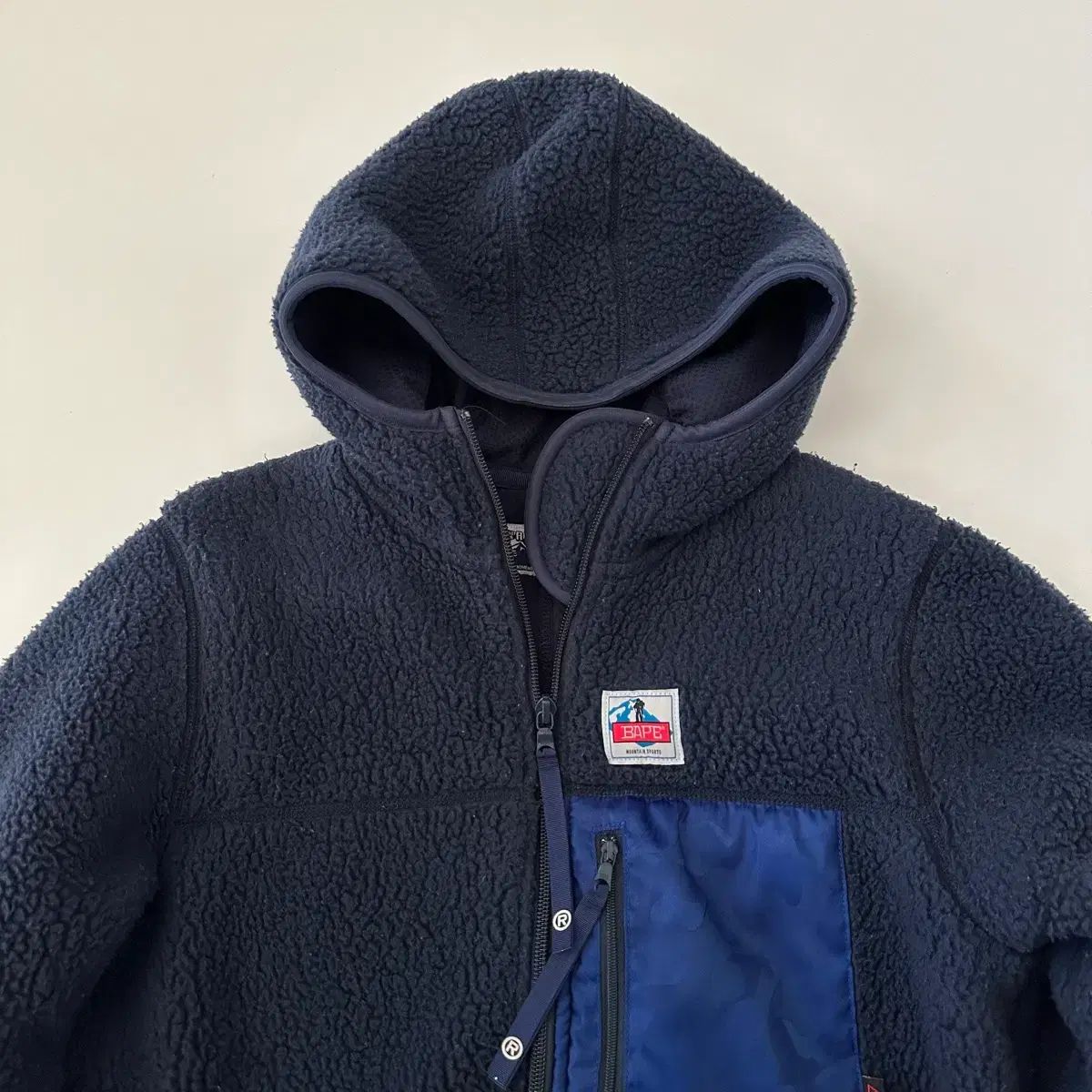 アベイシングエイプ BAPE フリース ジップアップ パーカー