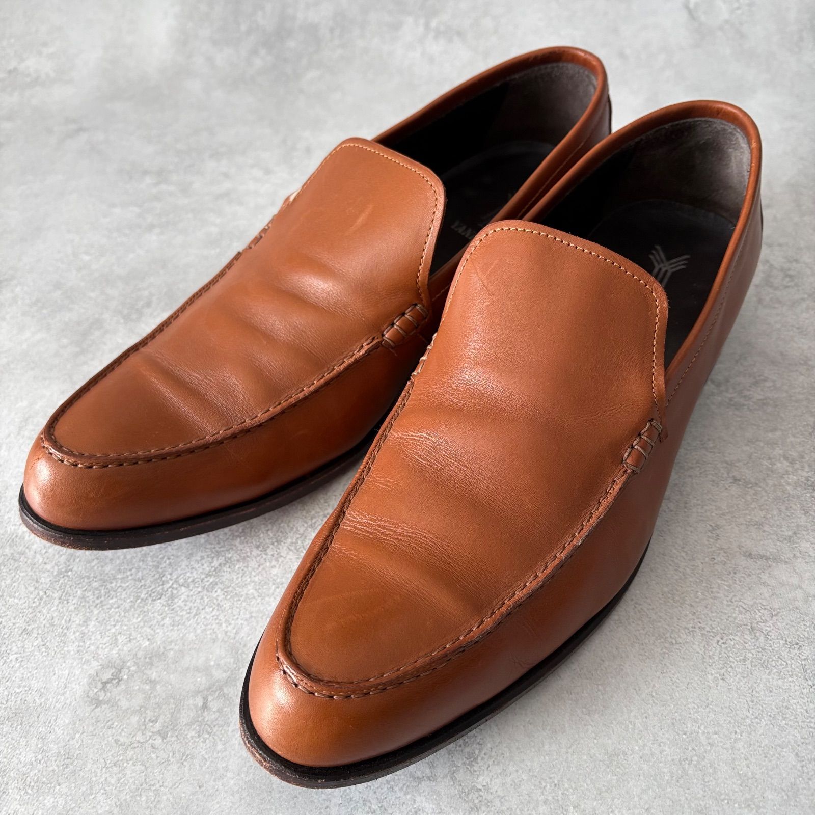 新品 プレミアータ ヴィンテージ加工 ヴァンプローファー スリッポン 新品 プレミアータ ヴィンテージ加工 ヴァンプローファー スリッポン