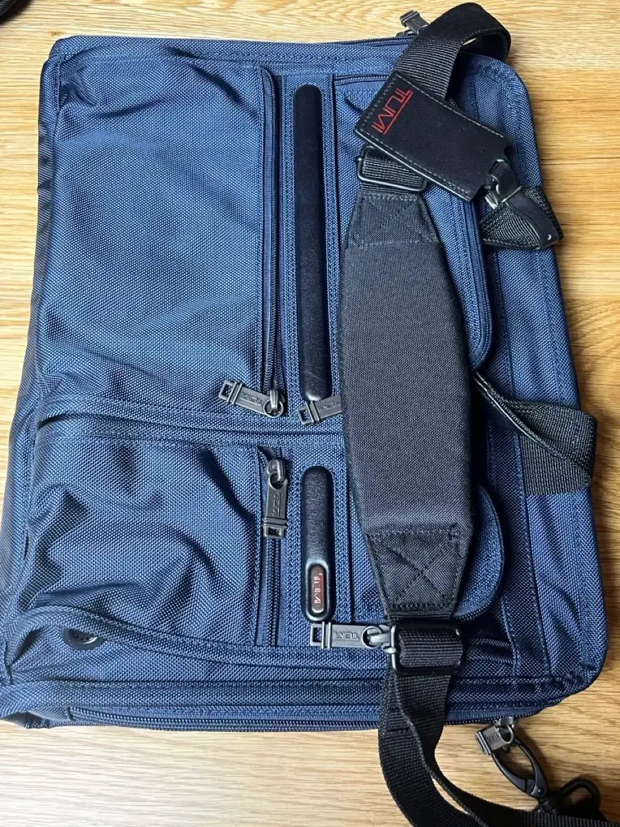 Tumi トゥミ ラップ トップ ブリーフケース エキスパンダブル ブルー