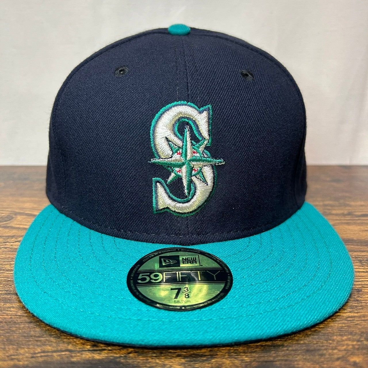 C 91 ニューエラ 59 fifty マリナーズ ヴィンテージ 1580