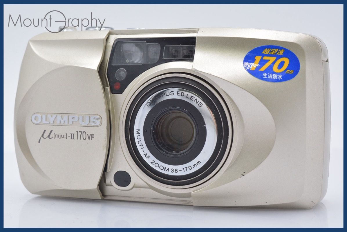 オリンパス Olympus μ mju II 170 VF 38-170 mm 同梱無料 mj 7374