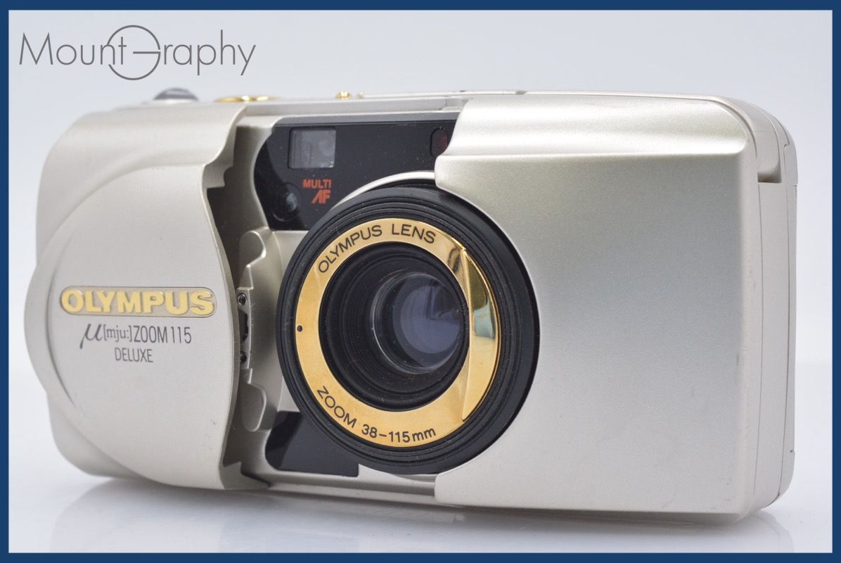 オリンパス Olympus μ mju ZOOM 115 DELUXE 38-115 mm 同梱無料 mj 7375