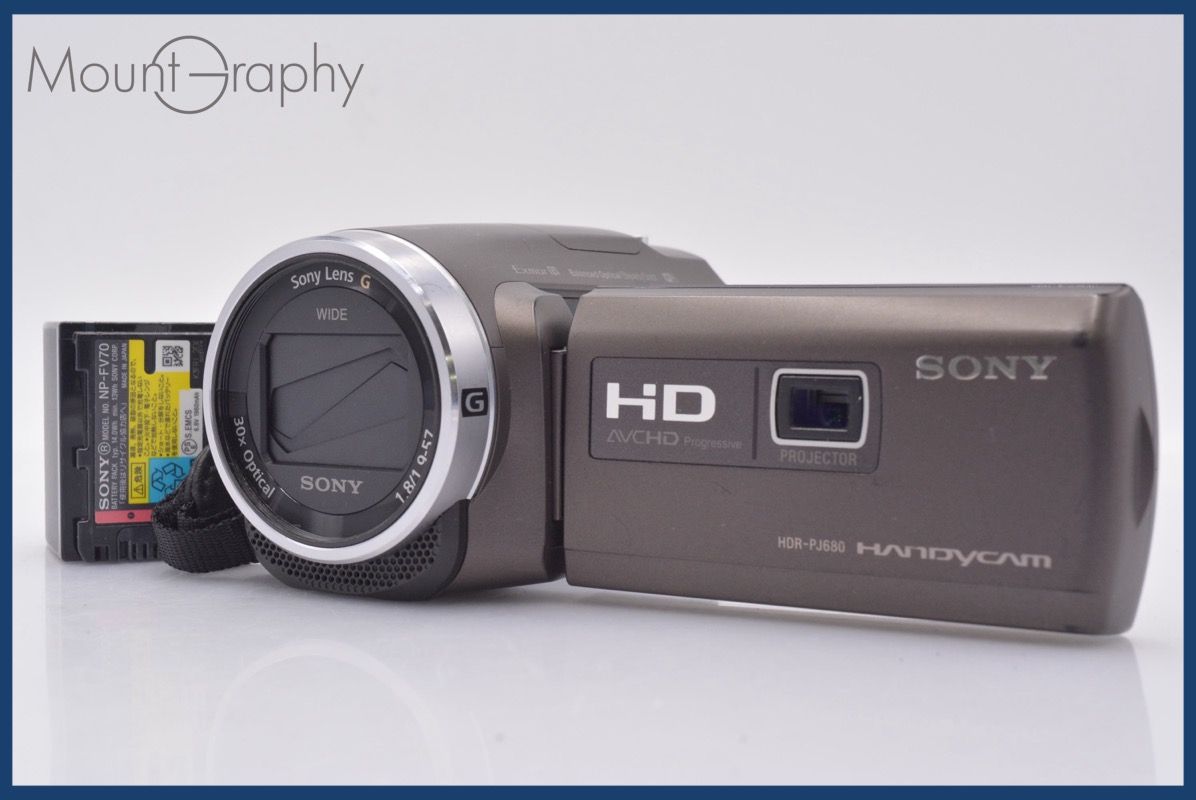 ☆極上美品☆ ソニー SONY HANDYCAM HDR-PJ680 30x バッテリー付属