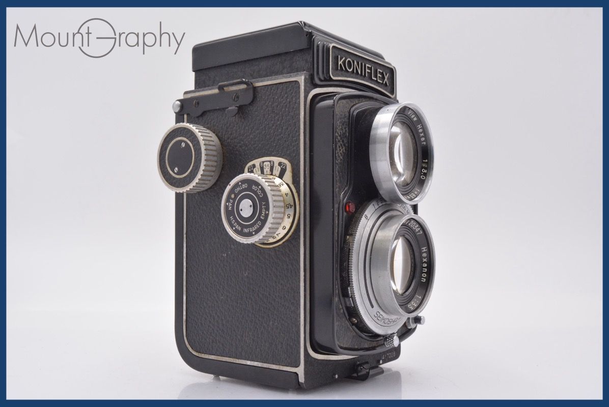 Konica Koniflex 二眼レフカメラ Hexar 85mm F3.0 Konica Koniflex 二眼レフカメラ Hexar 85mm F3.0 Konica Koniflex 二
