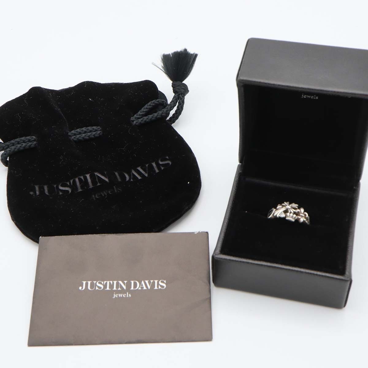  Justin Davis ジャスティンデイビス リング 指輪 SRJ 664 FIELD OF ELYSIUM フィールドオブエリジウム 約12号 5 8 g 箱 25 k 1079 1 リング 指輪 アクセサリー