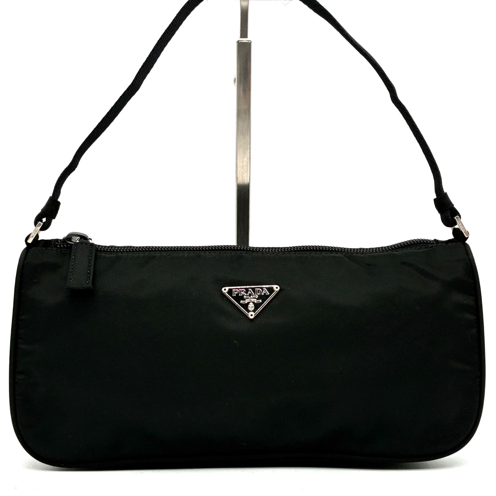 未使用保管品 PRADA プラダ ハンドバッグ アクセサリーポーチ 白タグ