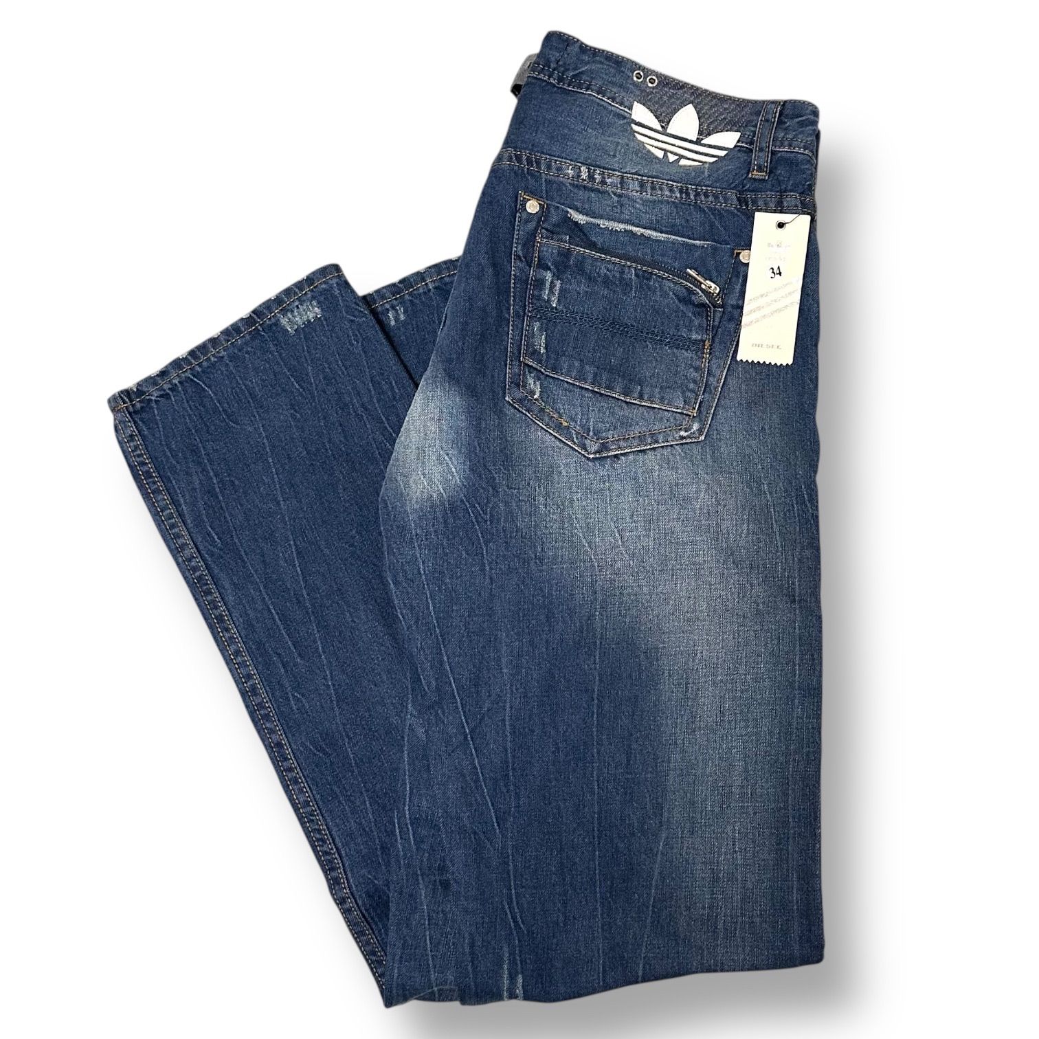 DIESEL×adidasディーゼル×アディダス コラボ ジーンズ8200-W32
