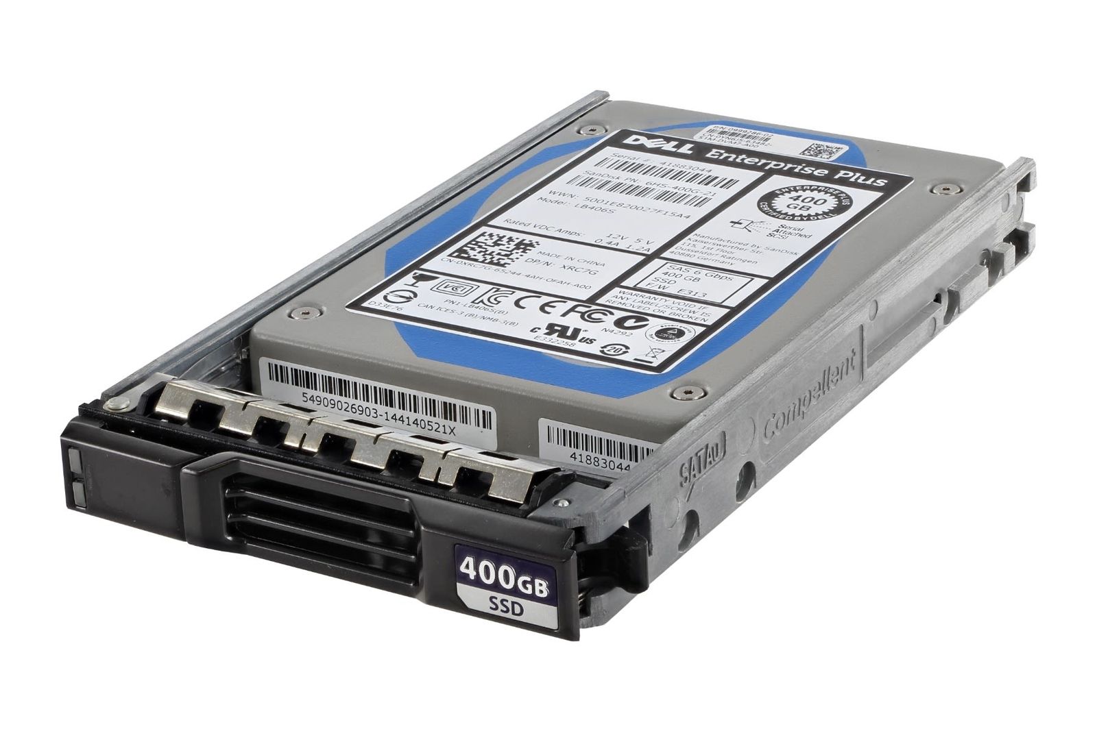 1年保証 再生品 XRC 7 G Dell 400 GB 2.5 IN 6 s SAS SSD SanDisk 0