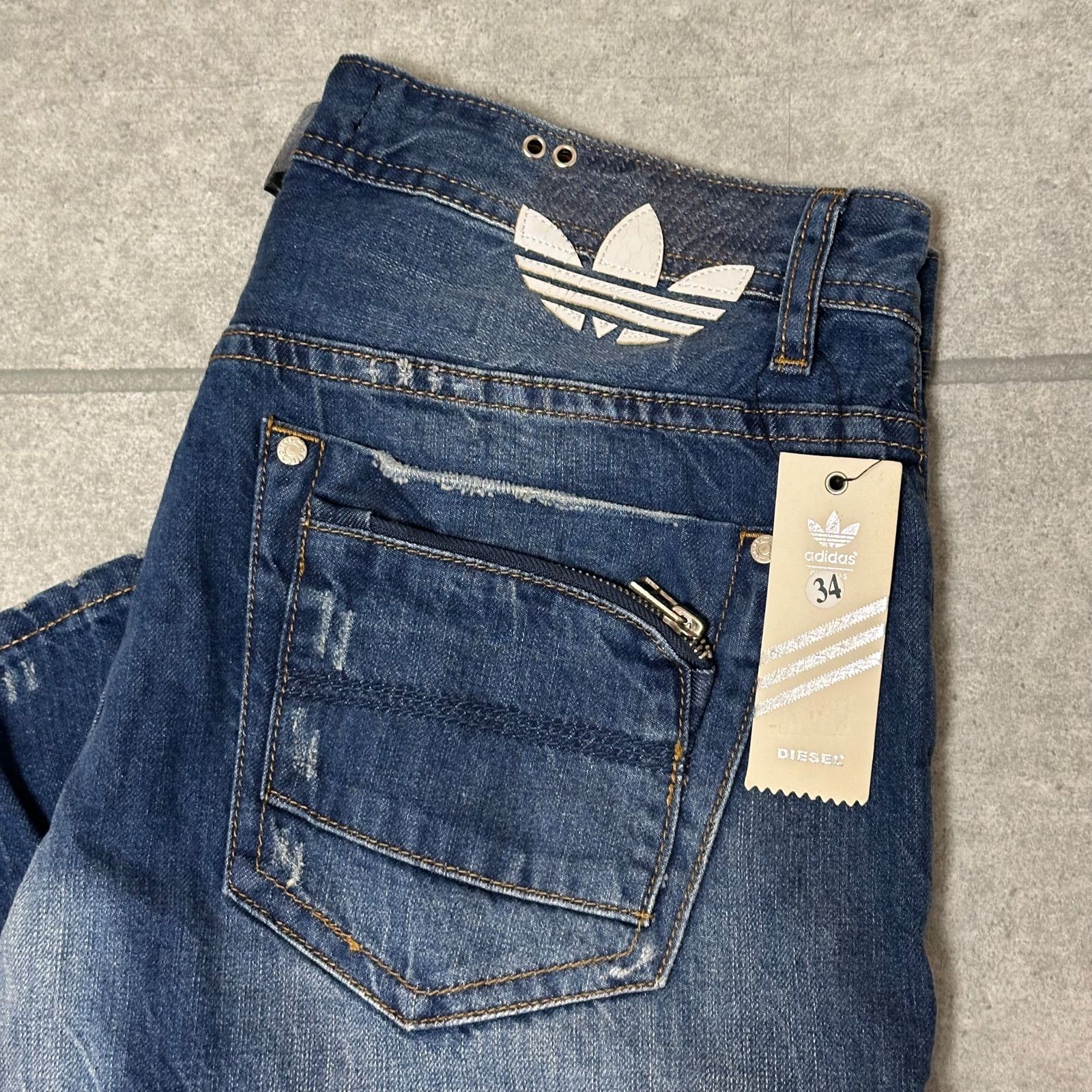 DIESEL × adidas ディーゼル アディダス コラボ別注 デニムパンツ DIESEL × adidas ディーゼル アディダス コラボ別注 デニムパンツ