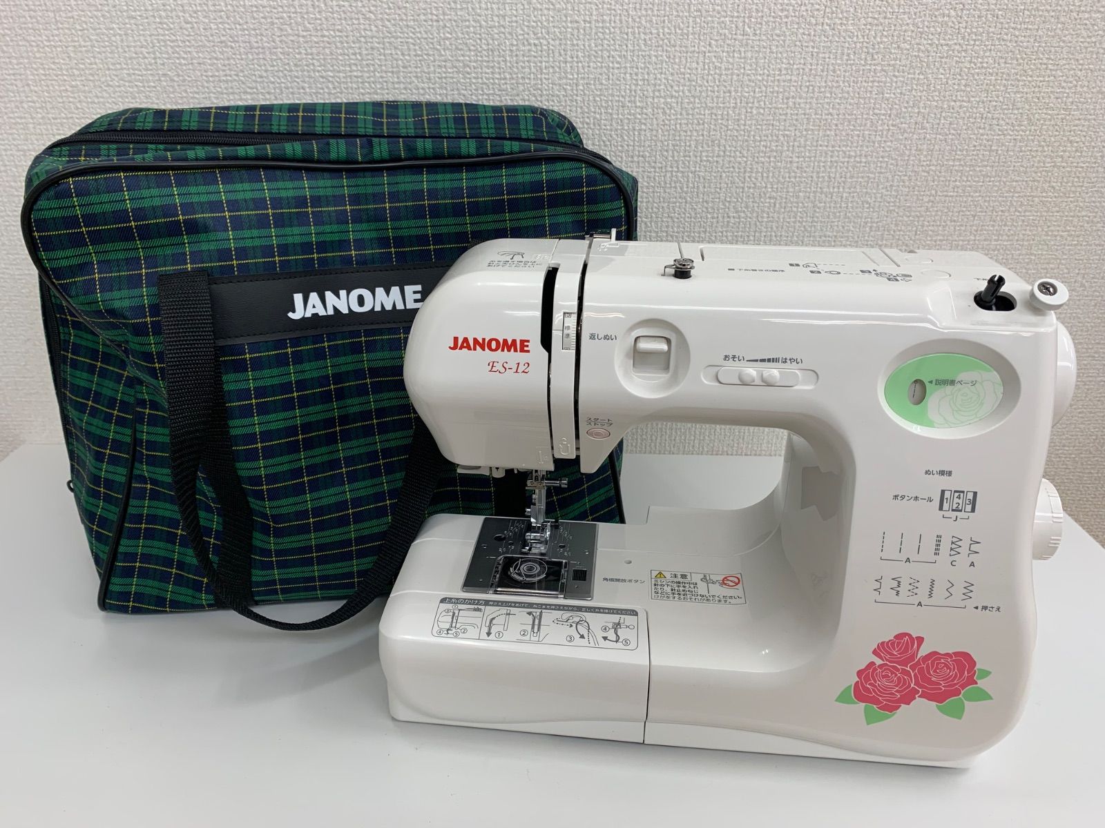 ジャノメコンパクト電子ミシン ES 12 C 986