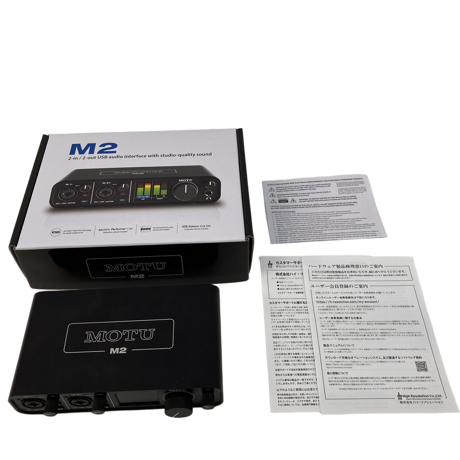 【美品・メルカリ内最安値】MOTU M2 オーディオインターフェース 美品 MOTU M2 オーディオインターフェース - メルカリ