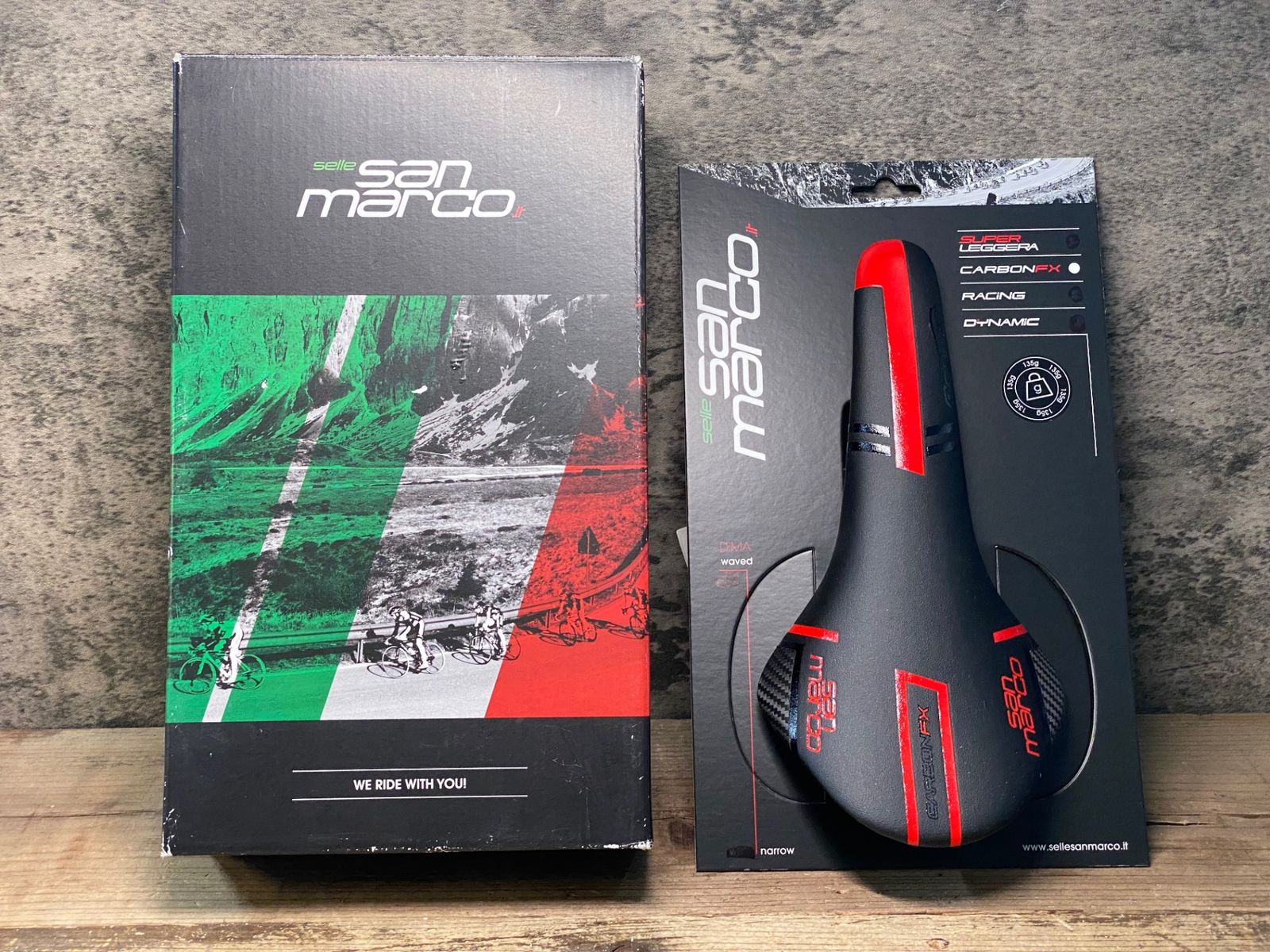 JR 319 サンマルコ san marco CONCOR CARBON FX サドル 黒赤 NARROW レール