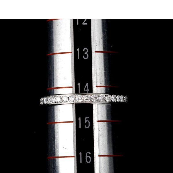 カルティエ ハーフエタニティ ダイヤモンド リング Pt950 ♯55 - メルカリ