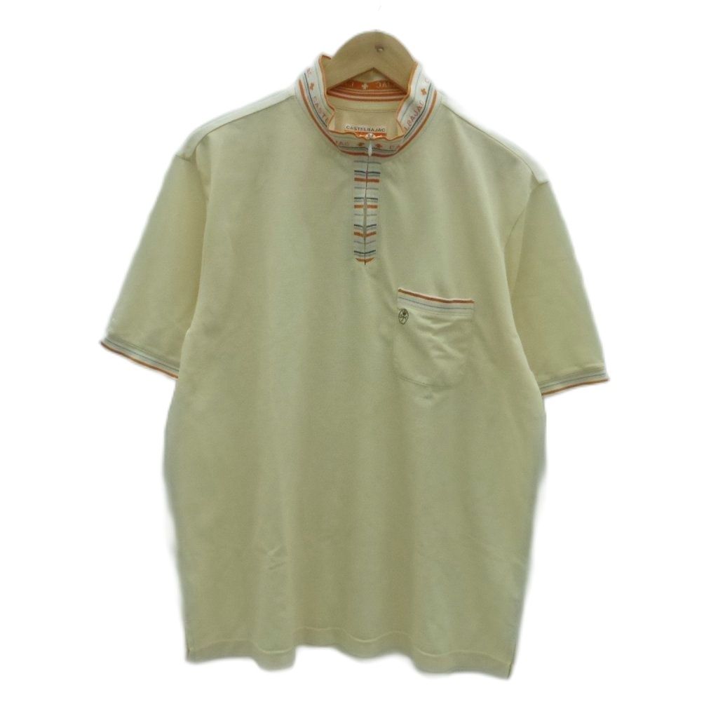 カステルバジャック CASTELBAJAC ポロシャツ スタンドカラー 半袖