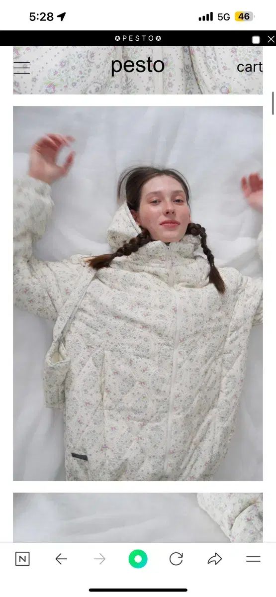 PESTO HOODED QUILTED アウター DOVE ダウン