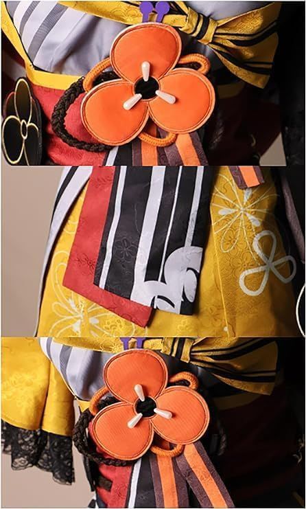 原神 げんしん 千織 ちおり コスプレ衣装 髪飾り付き ウィッグ付き コスチューム コスプレ 仮装 コスチュー