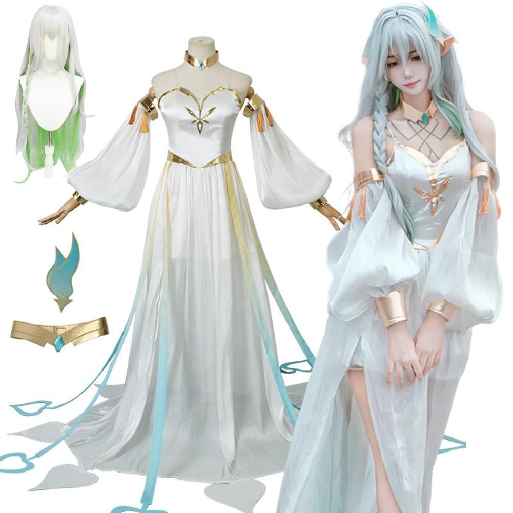 原神 マハールッカデヴァータ コスプレ衣装 大慈 王 草神 コスプレ ウイッグ付き 変装 漫