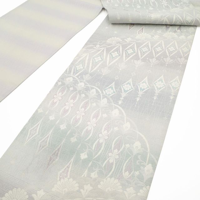 新古品】 袋帯 フォーマル 未使用 正絹 京都 西陣 まいづる 門扉幻影文