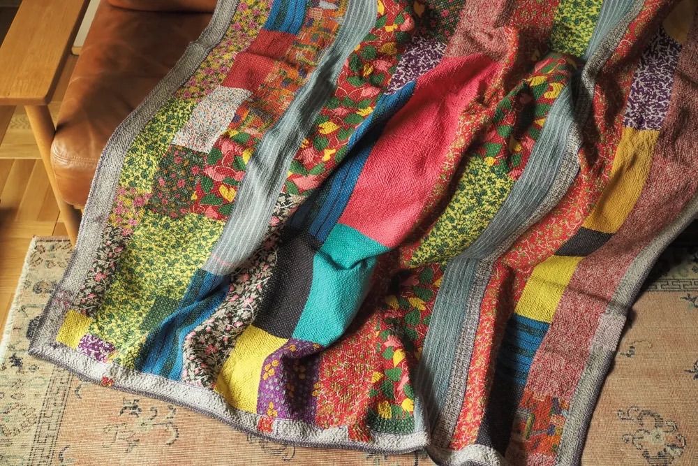 vintageカンタキルトラグ ヴィンテージカンタキルト