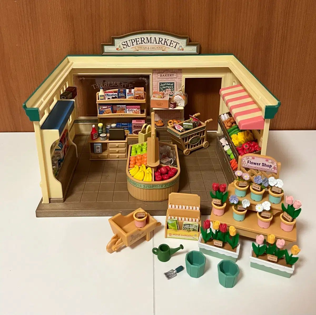 12 20割引 シルバニアファミリー SUPERMARKET フラワーショップ セット