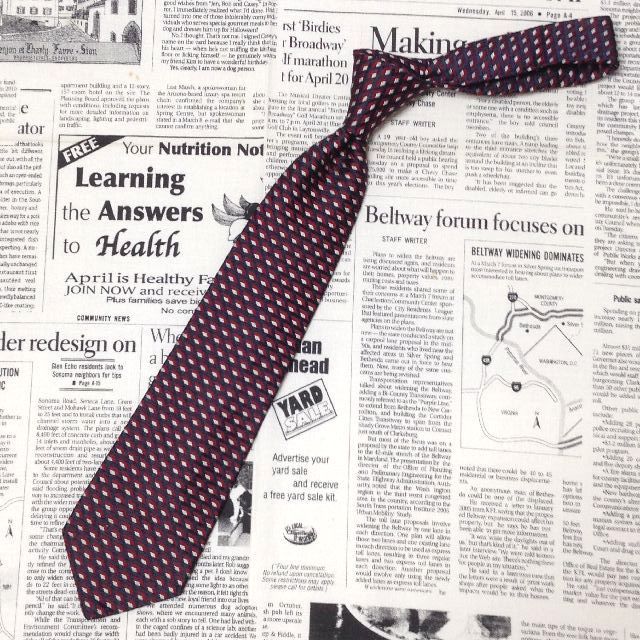 ドミニクフランス Dominique France 微光沢 ネクタイ フランス製