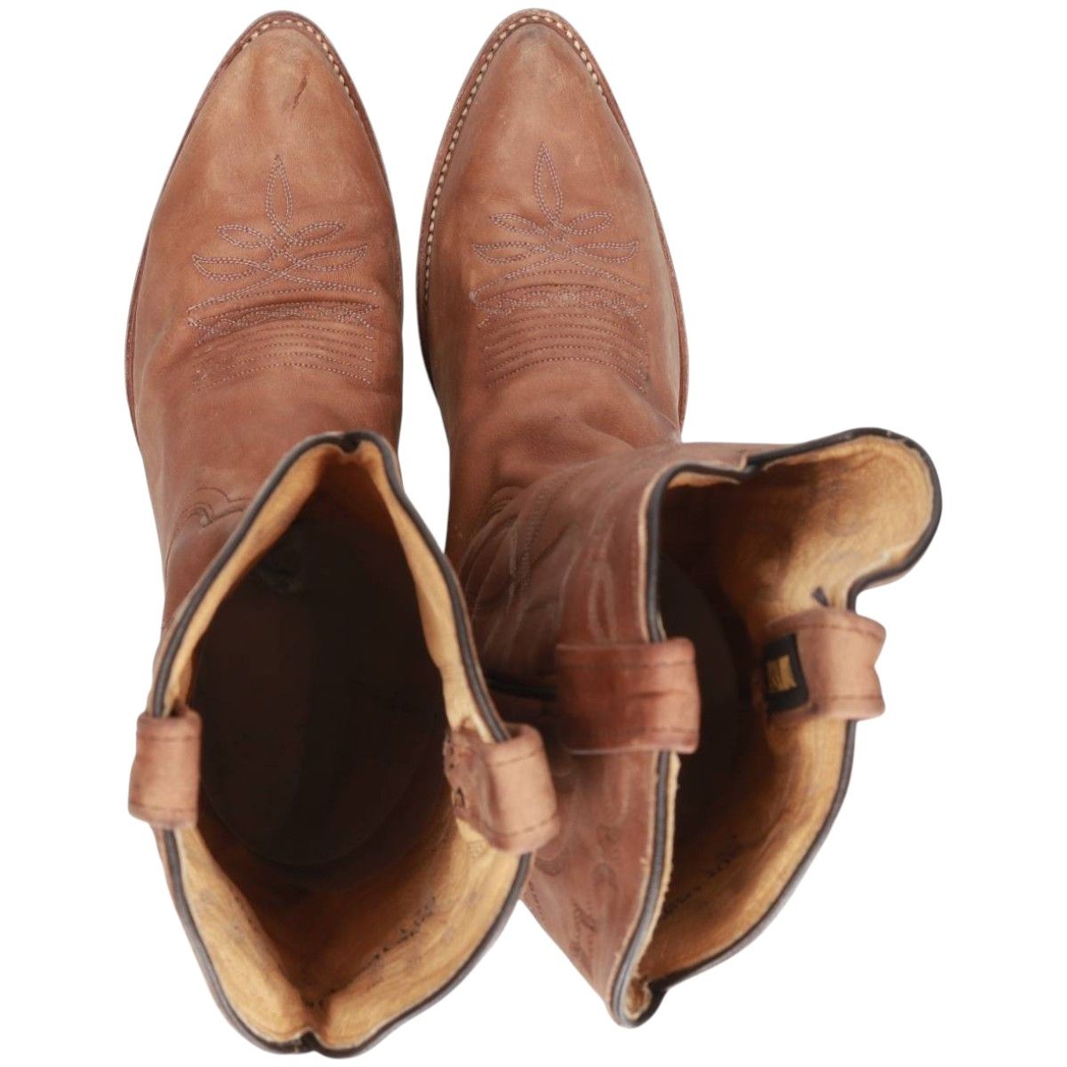 古着 ダンポスト Danpost 総柄 ウエスタンブーツ 8 1/2D メンズ26.5cm