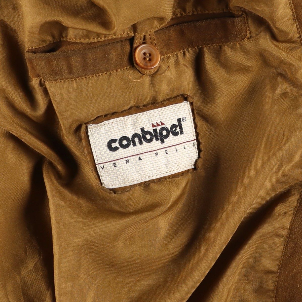 古着 conbipel スエードレザージャケット メンズXL相当 ヴィンテージ