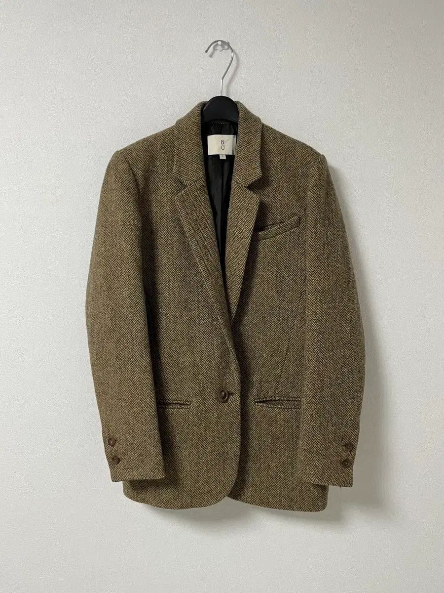 ANDYOU ヘリンボーン ウール ジャケット