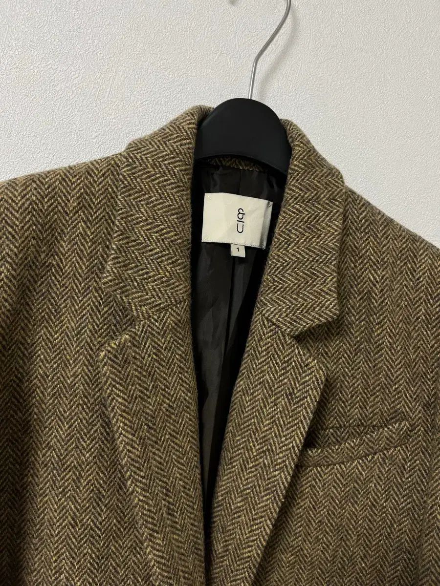 ANDYOU ヘリンボーン ウール ジャケット