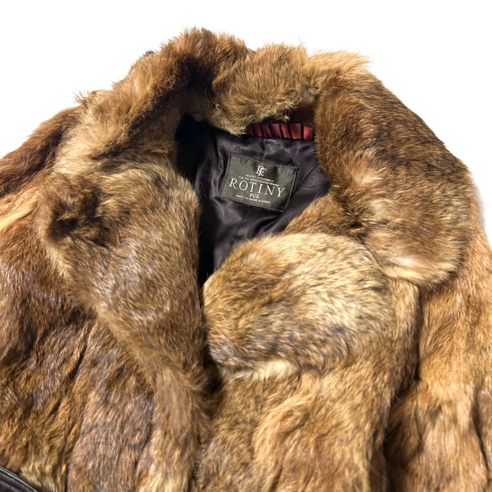 ◎価格交渉OK◎【美品】ROTINY ロティニー ラビットファーコート