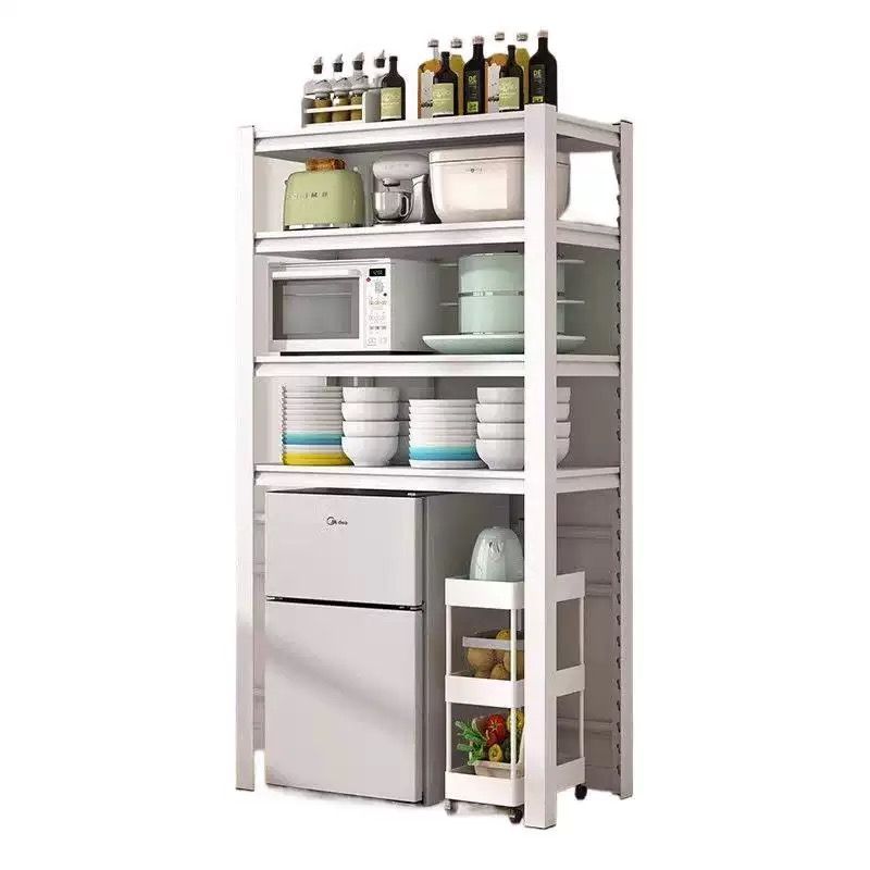 大好評☆多機能キッチンラック 3段 ゴミ箱上収納 冷蔵庫ラック 洗濯機