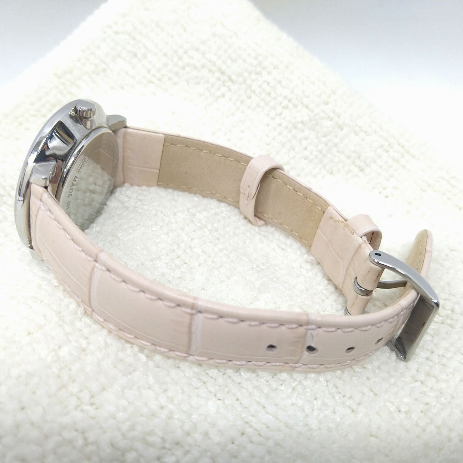  RICHO ELEMEX リコー エレメックス ソーラ―充電 腕時計 レディース monperier emit モンペリエ エミット 699003-13 ポリカーボネイト 白蝶貝 自動巻き時計 腕時計(アナログ)