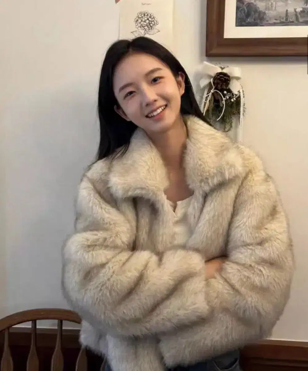 ショップ ファー ジャケット ブラウン