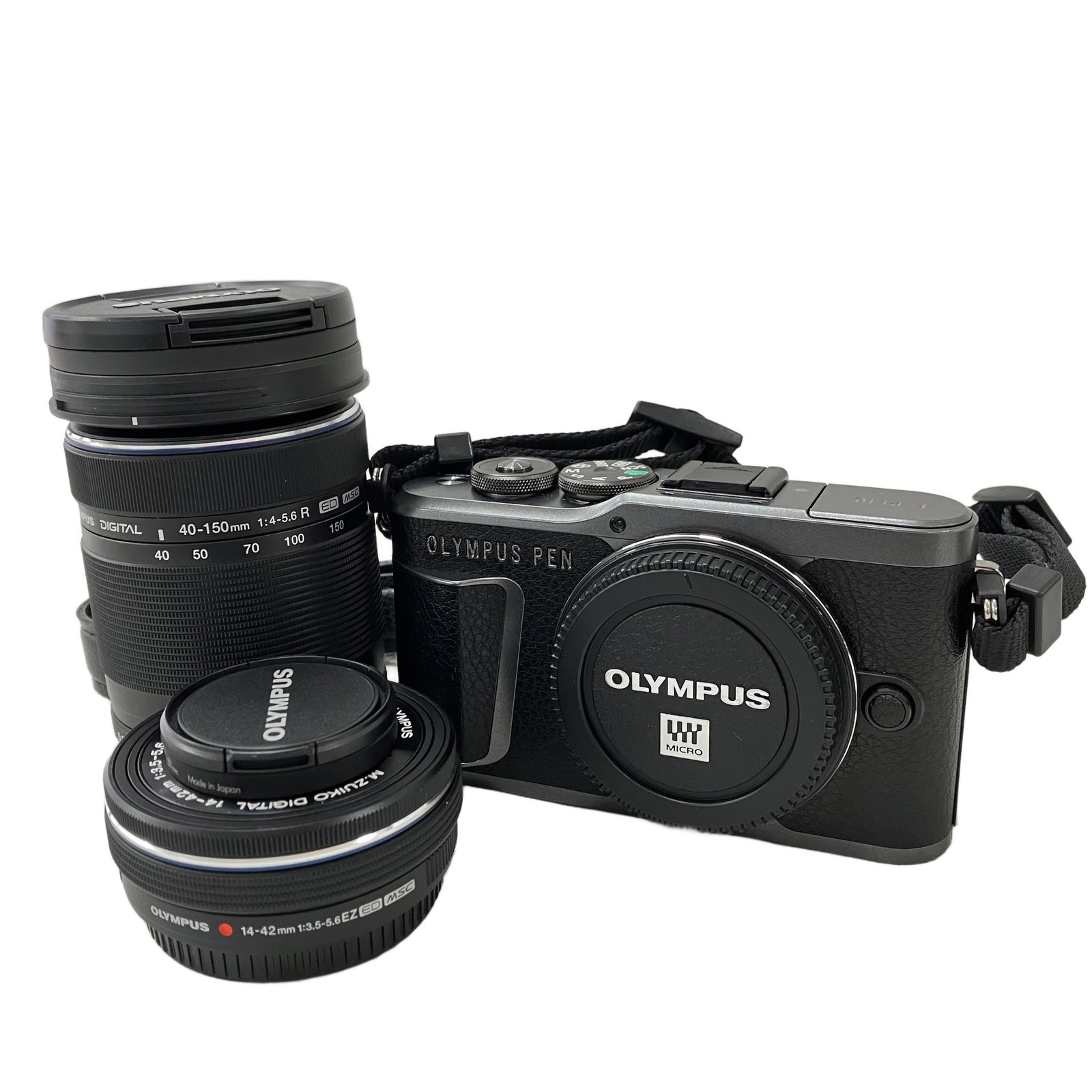 OLYMPUS PEN E-PL 10 EZ ダブルズームキット 14-42 mm F 3.5-5.6 40-150 4.0-5.6 ミラーレス 一眼レフカメラ
