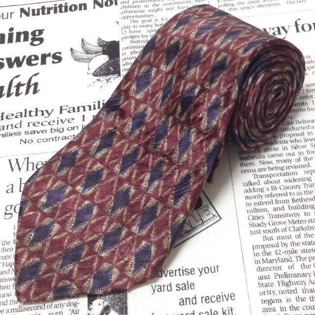 オファー ダンヒル dunhill 良品 微光沢 ネクタイ イタリア製 シルク