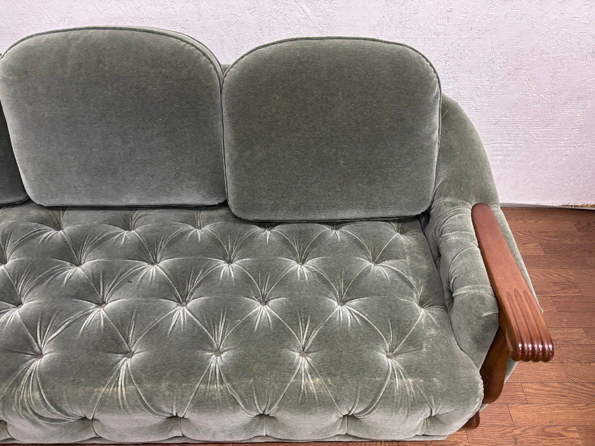 ○マルニ maruni ベルサイユ 3人掛けソファ トリプル 3P ベルベット